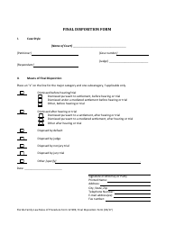 Form 12.999 Final Disposition Form - Florida, Page 3