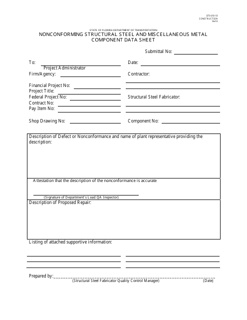 Form 675-010-10 Printable Pdf