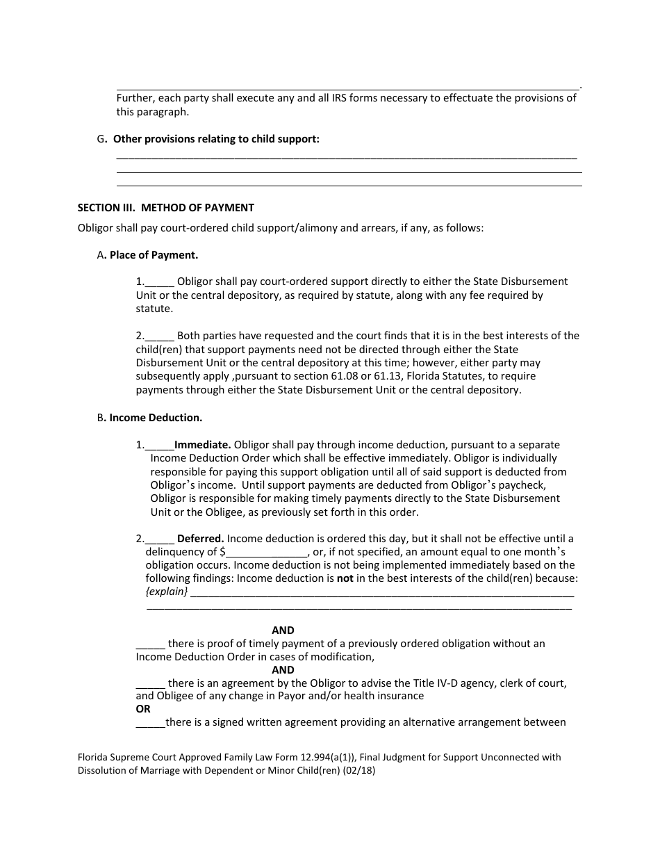 Form 12.994(A)(1) - Fill Out, Sign Online and Download Fillable PDF ...