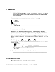 Form 12.995(A) Parenting Plan - Florida, Page 15