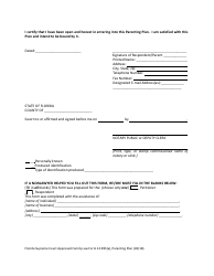 Form 12.995(A) Parenting Plan - Florida, Page 18