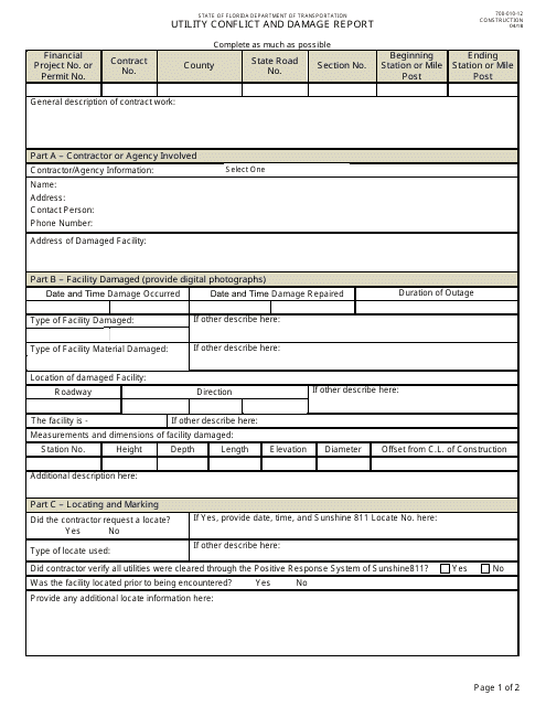 Form 700-010-12  Printable Pdf