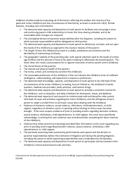 Form 12.995(B) Supervised/Safety-Focused Parenting Plan - Florida, Page 3