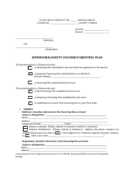 Form 12.995(B) Supervised/Safety-Focused Parenting Plan - Florida, Page 5