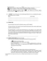 Form 12.995(B) Supervised/Safety-Focused Parenting Plan - Florida, Page 6