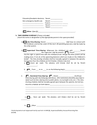 Form 12.995(B) Supervised/Safety-Focused Parenting Plan - Florida, Page 7