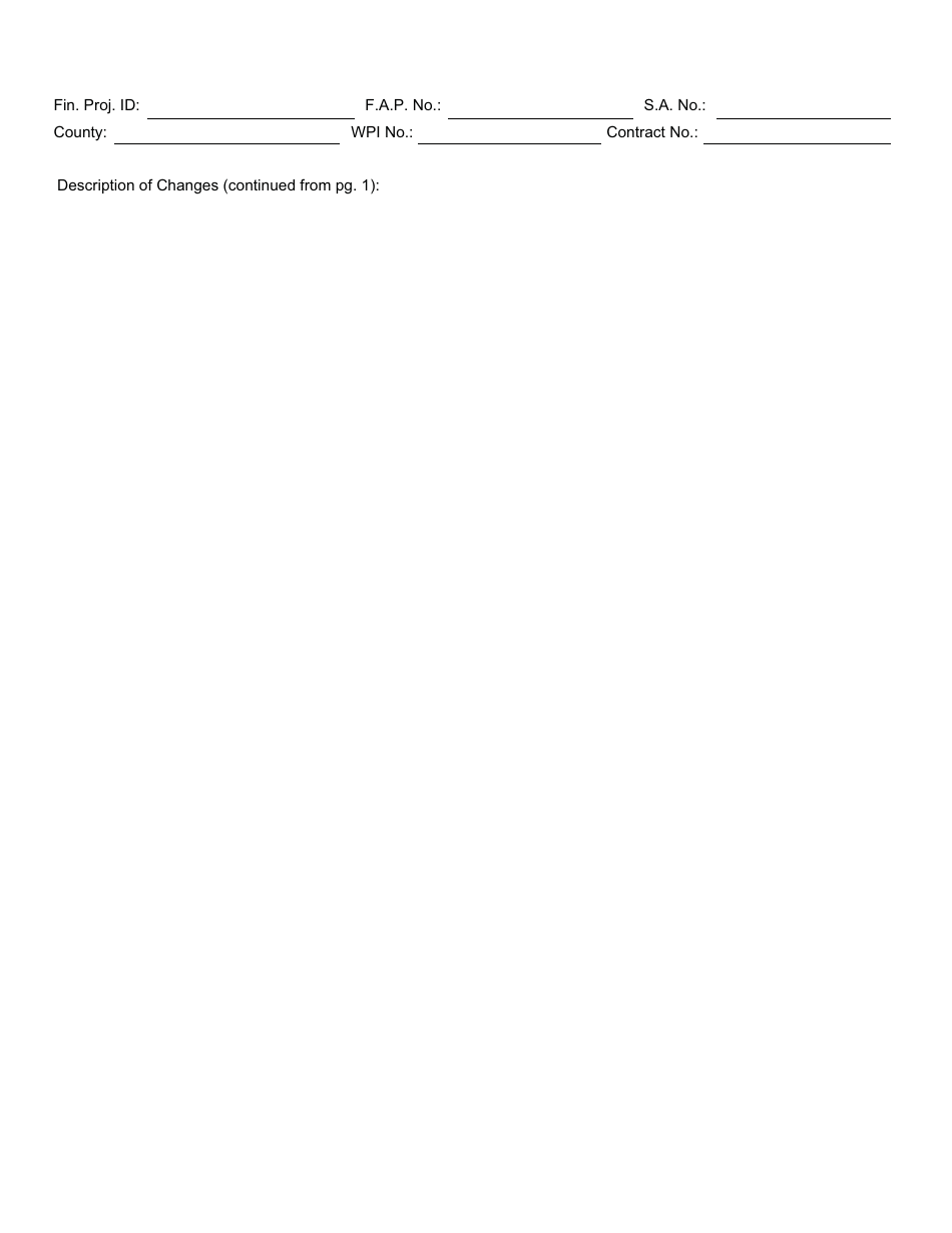 Form 700-010-47 Fhwa Approval - Major and Minor Construction Changes - Florida, Page 2