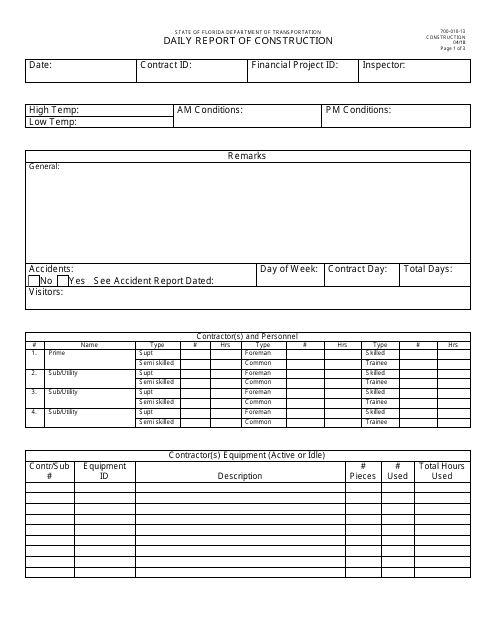 Form 700-010-13  Printable Pdf
