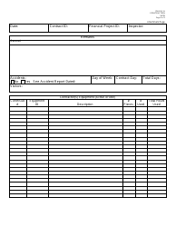 Form 700-010-13 Daily Report of Construction - Florida, Page 3