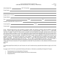 Form 700-010-21 Low Bid Design-Build Technical Proposal - Florida