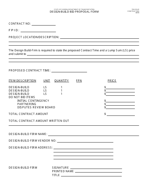 Form 700-010-65 Printable Pdf