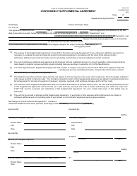 Form 700-010-79 &quot;Contingency Supplemental Agreement&quot; - Florida