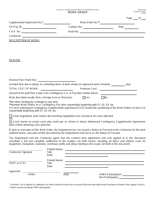 Form 700-010-80  Printable Pdf