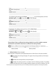 Form 12.995(C) Relocation/Long Distance Parenting Plan - Florida, Page 10