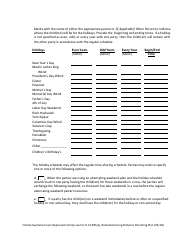 Form 12.995(C) Relocation/Long Distance Parenting Plan - Florida, Page 11