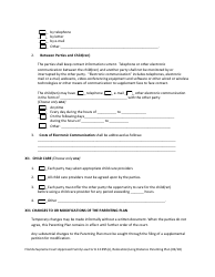 Form 12.995(C) Relocation/Long Distance Parenting Plan - Florida, Page 17