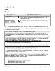 Form 05-19-021 Test Security Agreement Level 5 - Alaska, Page 2