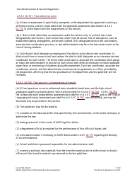 Form 05-19-020 Test Security Agreement Level 4 - Alaska, Page 7