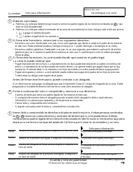 Formulario DV-180 S Acuerdo Y Fallo De Paternidad - California (Spanish), Page 2
