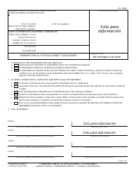 Document preview: Formulario FL-130 S Comparecencia, Estipulaciones Y Exenciones - California (Spanish)