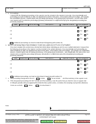 Form APP-003 Appellant&#039;s Notice Designating Record on Appeal (Unlimited Civil Case) - California, Page 4