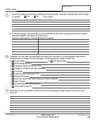 Form JV-220 &quot;Application for Psychotropic Medication&quot; - California, Page 3