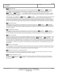 Form FL-347 Bifurcation of Status of Marriage or Domestic Partnership - Attachment - California, Page 2
