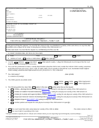 Document preview: Form FL-356 Confidential Request for Special Immigrant Juvenile Findings - Family Law - California
