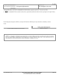 Formulario FL-322 S Declaracion Sobre Calificaciones De Un Abogado Para Un Menor - California (Spanish), Page 2