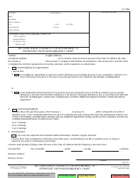 Document preview: Form JV-700 Declaration of Eligibility for Appointment to Represent Youth in Delinquency Court - California