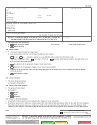Form NC-230 &quot;Decree Changing Name and Order Recognizing Change of Gender and for Issuance of New Birth Certificate&quot; - California