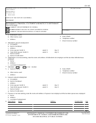 Document preview: Form CR-105 Defendant's Financial Statement on Eligibility for Appointment of Counsel and Reimbursement and Record on Appeal at Public Expense - California