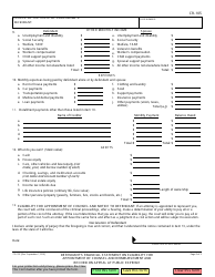 Form CR-105 Defendant&#039;s Financial Statement on Eligibility for Appointment of Counsel and Reimbursement and Record on Appeal at Public Expense - California, Page 2