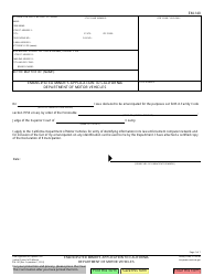 Document preview: Form EM-140 Emancipated Minor's Application to California Department of Motor Vehicles - California