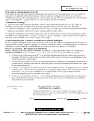 Formulario EA-130 S Orden De Restriccion De Maltrato De Anciano O Adulto Dependiente Despues De Audiencia - California (Spanish), Page 6