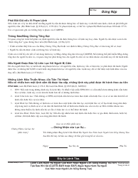 Form EA-130 V Elder or Dependent Adult Abuse Restraining Order After Hearing (Clets-Ear or Eaf) - California (Vietnamese), Page 6