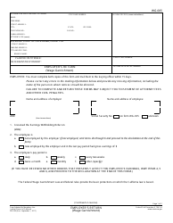 Form WG-005 Employer&#039;s Return (Wage Garnishment) - California