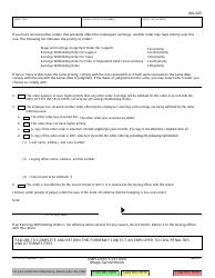 Form WG-005 Employer&#039;s Return (Wage Garnishment) - California, Page 2