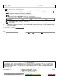 Form JV-435 Findings and Orders After 12-month Permanency Hearing - California, Page 5