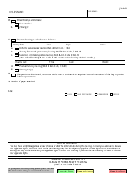 Form JV-440 Findings and Orders After 18-month Permanency Hearing - California, Page 5