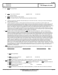 Formulario FL-665 S &quot;Determinaciones Y Recomendaciones Del Comisionado&quot; - California (Spanish), Page 2