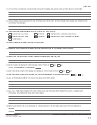 Form JURY-001 Juror Questionnaire for Civil Cases - California, Page 4