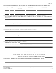 Form JURY-001 Juror Questionnaire for Civil Cases - California, Page 5