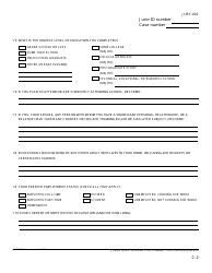 Form JURY-002 Juror Questionnaire for Criminal Cases - California, Page 4