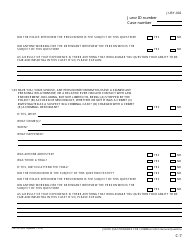 Form JURY-002 Juror Questionnaire for Criminal Cases - California, Page 9