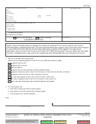 Document preview: Form APP-002 Notice of Appeal/Cross-appeal (Unlimited Civil Case) - California