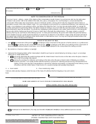 Form GC-399 Notice of Conservatee&#039;s Death - California, Page 2