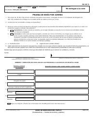 Formulario GC-341 S Aviso De Derechos Del Pupilo - California (Spanish), Page 3