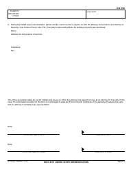 Form CIV-150 Notice of Limited Scope Representation - California, Page 2