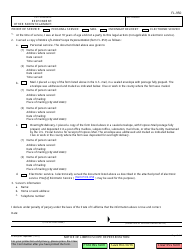 Form FL-950 Notice of Limited Scope Representation - California, Page 3